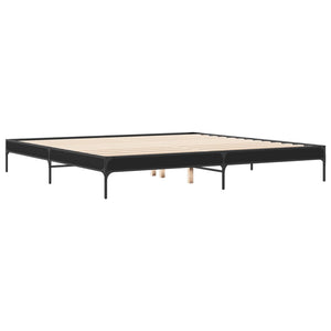 Bettgestell Schwarz 200x200 cm