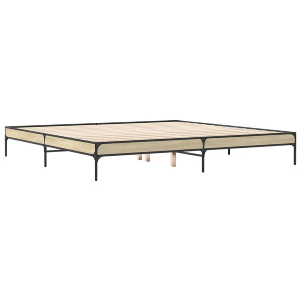 Bettgestell 200x200 cm Sonoma Eiche