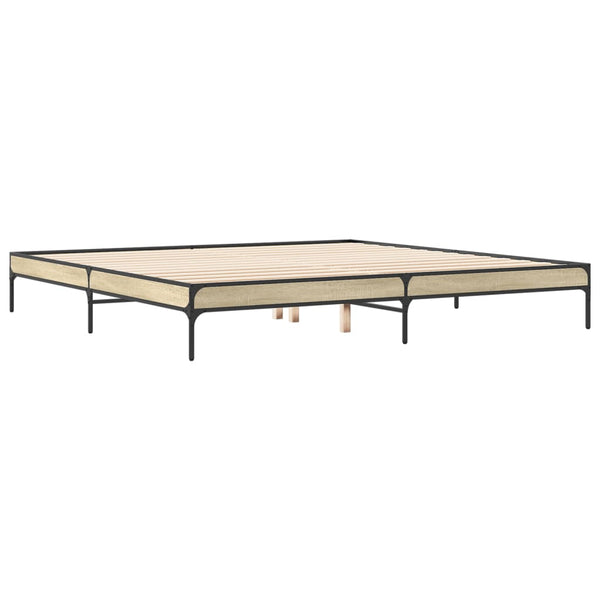 Bettgestell 200x200 cm Sonoma Eiche