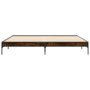 Bettgestell Räuchereiche 200x200 cm