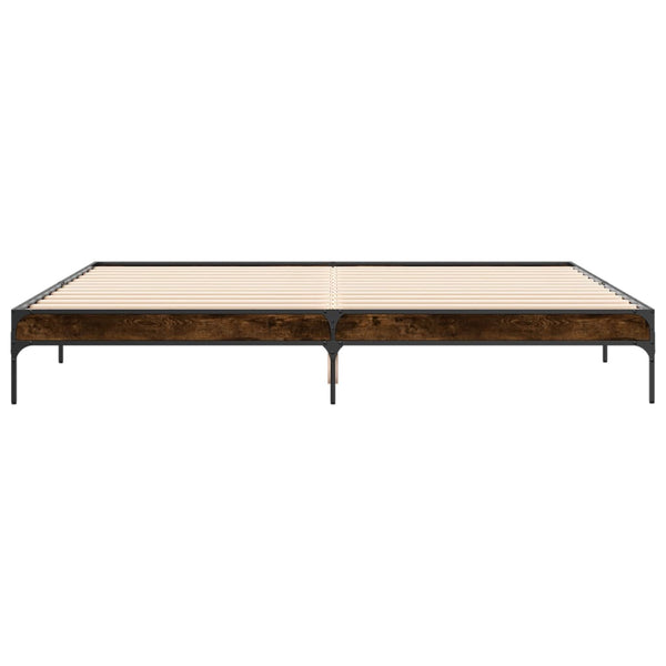 Bettgestell Räuchereiche 200x200 cm