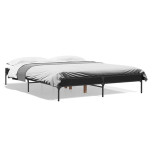 Bettgestell Schwarz 150x200 cm
