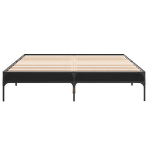 Bettgestell Schwarz 150x200 cm