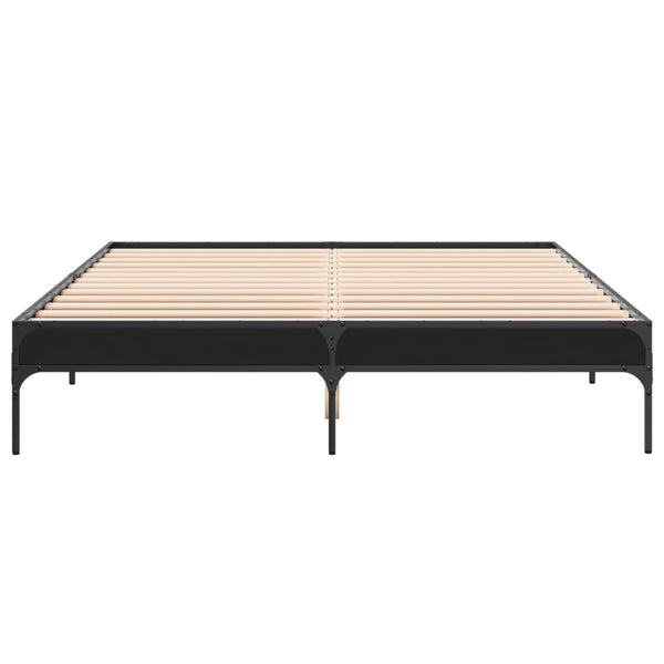 Bettgestell Schwarz 150x200 cm
