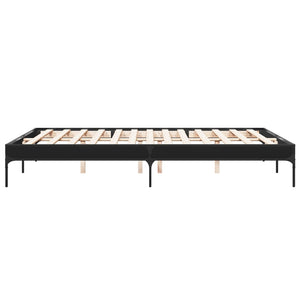 Bettgestell Schwarz 150x200 cm