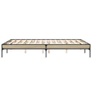 Bettgestell Sonoma-Eiche 150x200 cm