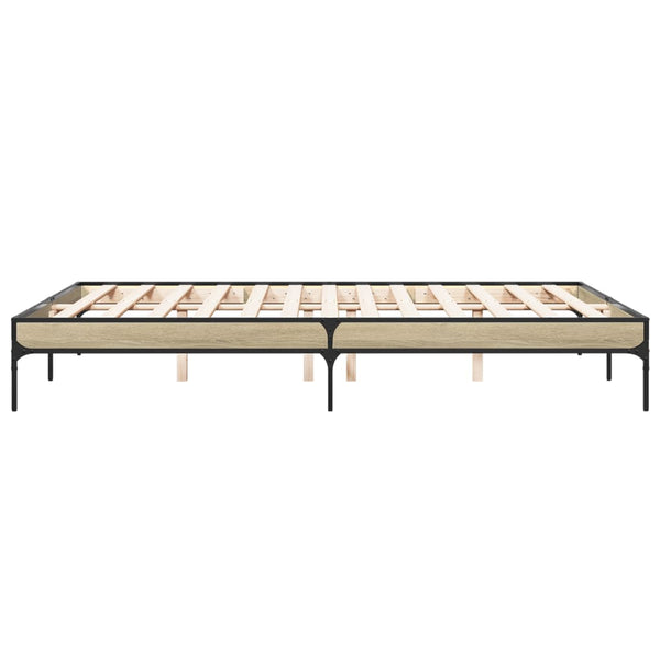Bettgestell Sonoma-Eiche 150x200 cm