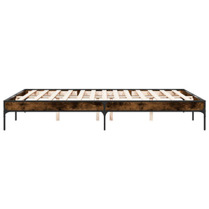 Bettgestell Räuchereiche 150x200 cm
