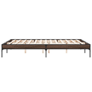 Bettgestell Braun Eichen-Optik 150x200 cm