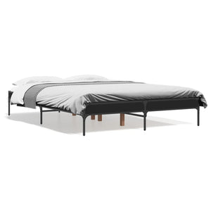 Bettgestell Schwarz 140x190 cm