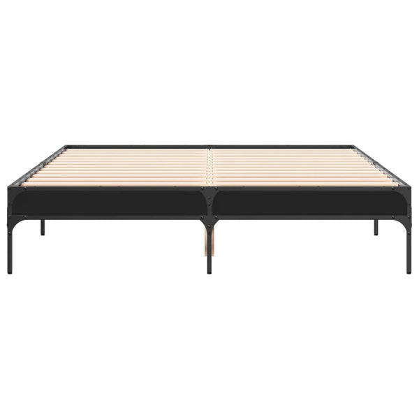 Bettgestell Schwarz 140x190 cm