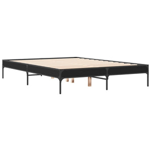 Bettgestell Schwarz 140x190 cm