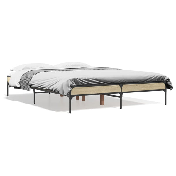 Bettgestell Sonoma-Eiche 140x190 cm