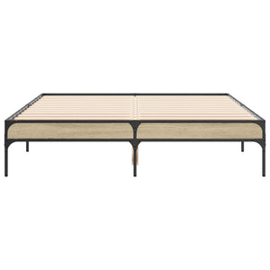 Bettgestell Sonoma-Eiche 140x190 cm