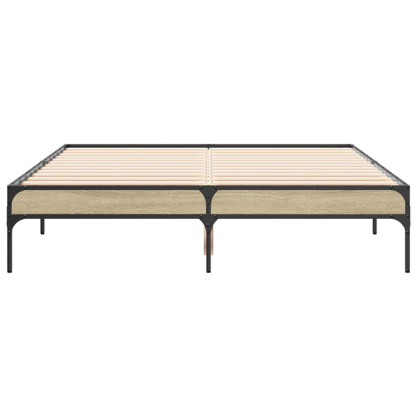 Bettgestell Sonoma-Eiche 140x190 cm