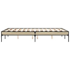 Bettgestell Sonoma-Eiche 140x190 cm