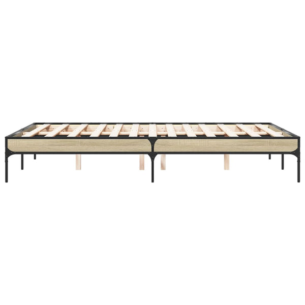 Bettgestell Sonoma-Eiche 140x190 cm