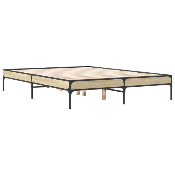Bettgestell Sonoma-Eiche 135x190 cm