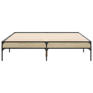 Bettgestell Sonoma-Eiche 135x190 cm