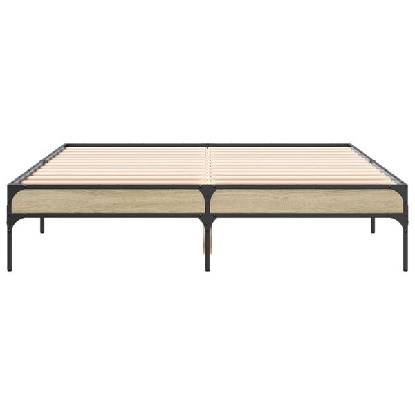 Bettgestell Sonoma-Eiche 135x190 cm
