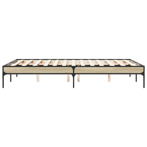 Bettgestell Sonoma-Eiche 135x190 cm