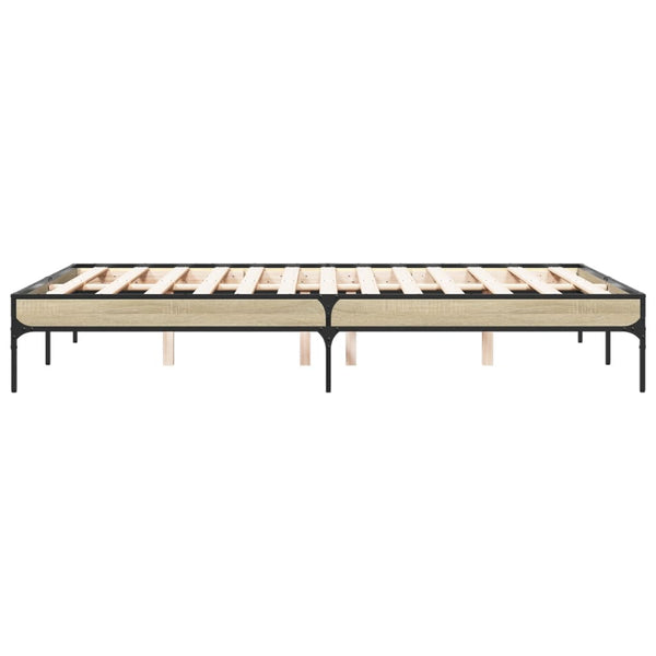 Bettgestell Sonoma-Eiche 135x190 cm