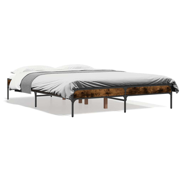 Bettgestell 135x190 cm Räuchereiche