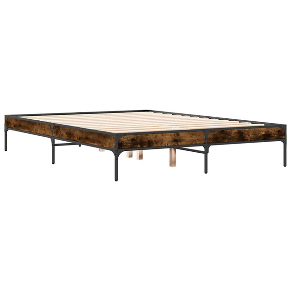 Bettgestell 135x190 cm Räuchereiche