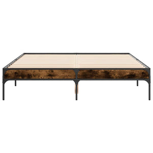 Bettgestell 135x190 cm Räuchereiche