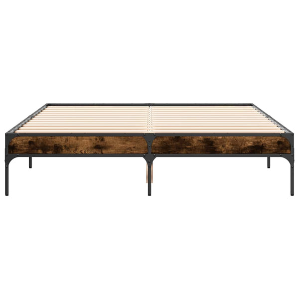 Bettgestell 135x190 cm Räuchereiche