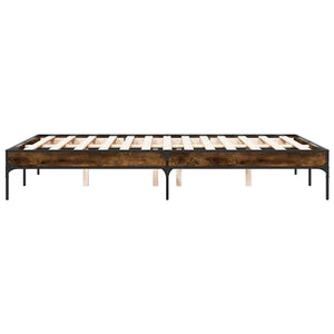 Bettgestell 135x190 cm Räuchereiche