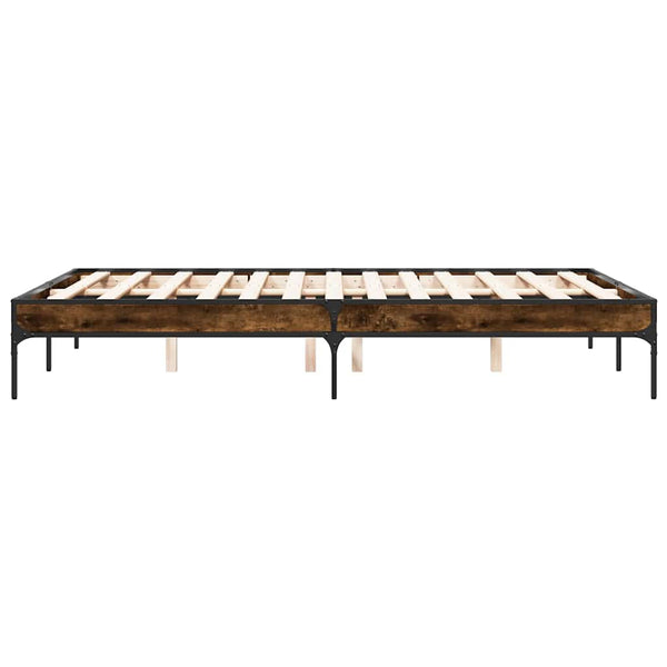 Bettgestell 135x190 cm Räuchereiche