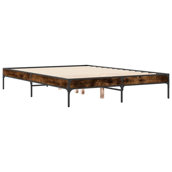 Bettgestell 135x190 cm Räuchereiche