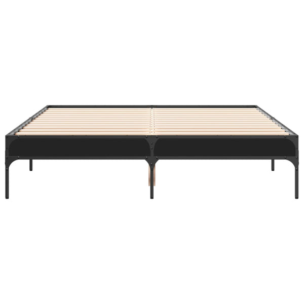 Bettgestell Schwarz 120x190 cm