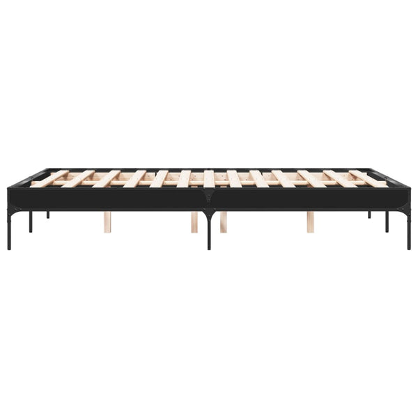 Bettgestell Schwarz 120x190 cm