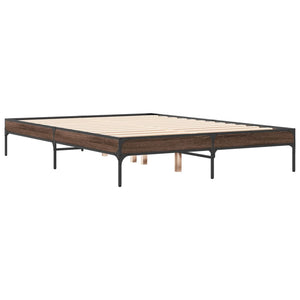 Bettgestell Braun Eichenoptik 120x190 cm