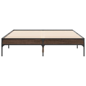 Bettgestell Braun Eichenoptik 120x190 cm