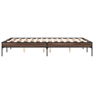 Bettgestell Braun Eichenoptik 120x190 cm