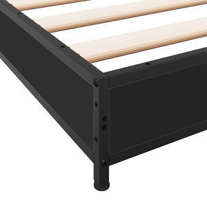Bettgestell Schwarz 135x190 cm