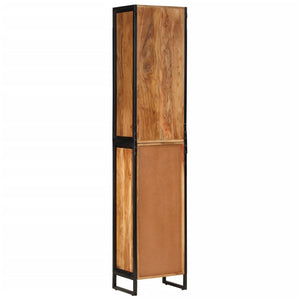 vidaXL Meuble de salle de bain 40x27x190 cm Fer et bois d'acacia massif