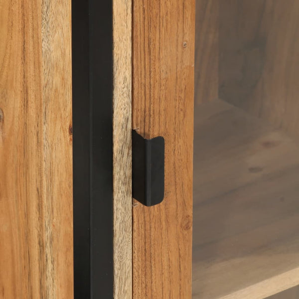 vidaXL Meuble de salle de bain 40x27x190 cm Fer et bois d'acacia massif