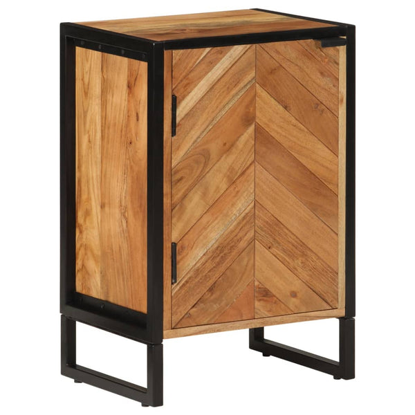 vidaXL Ensemble de meubles de salle de bain 5 pièces en fer et bois d'acacia massif