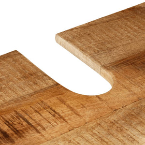 Badmöbel Set Eisen Mango Massivholz 2-teilig