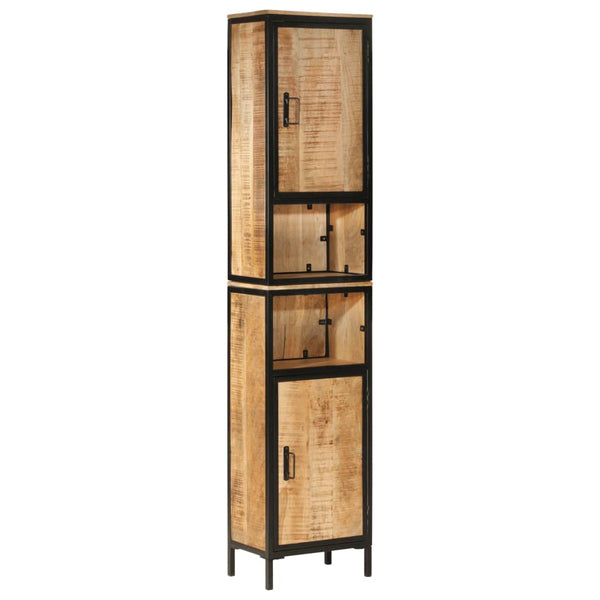 vidaXL Ensemble de meubles de salle de bain 5 pièces en fer et bois de manguier massif