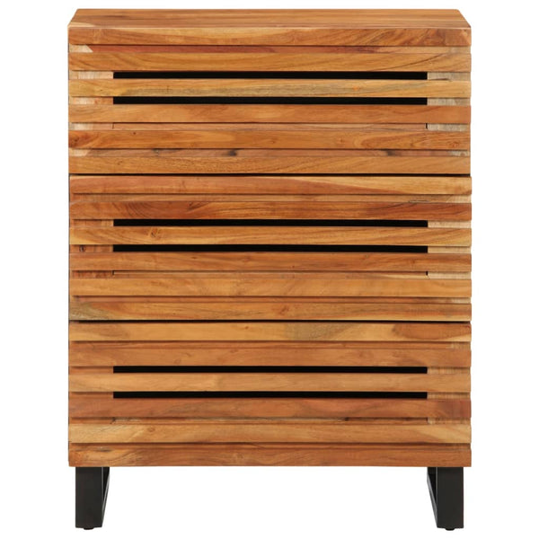 Massivholz Akazie Sideboard 60 cm 2er Set