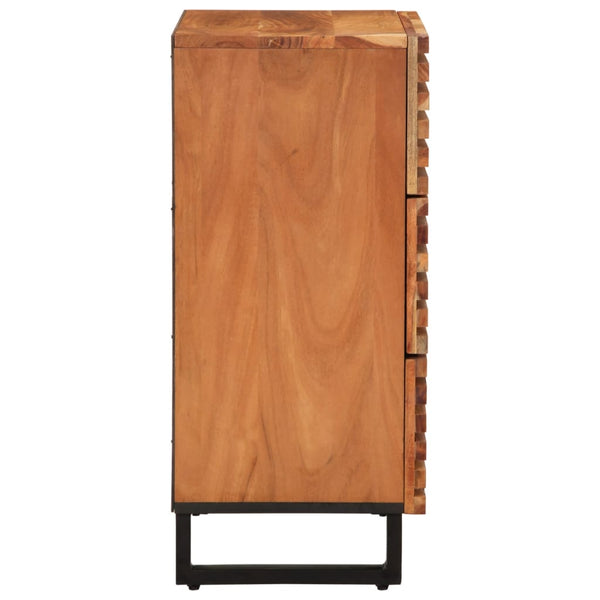 Massivholz Akazie Sideboard 60 cm 2er Set