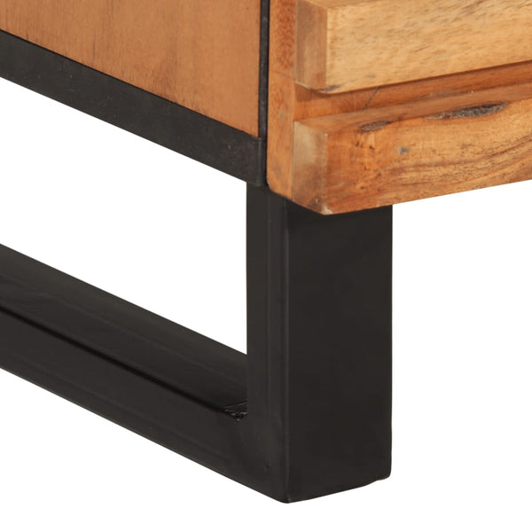 Massivholz Akazie Sideboard 60 cm 2er Set