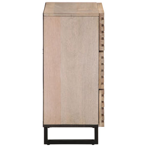 Massivholz Mango Sideboard, 2er-Set