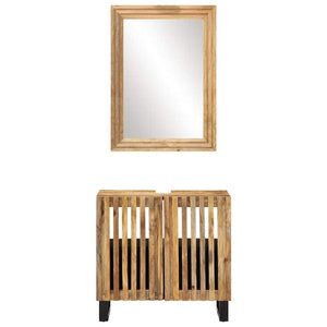 Badmöbel-Set aus Mangoholz, 2-teilig