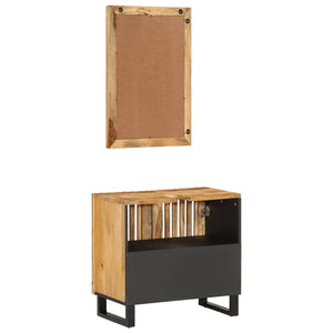 Badmöbel-Set aus Mangoholz, 2-teilig
